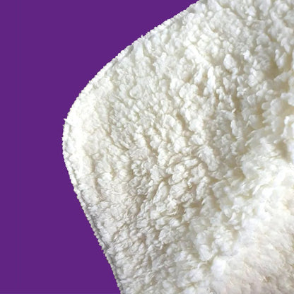 Purple Jam Sherpa Blanket