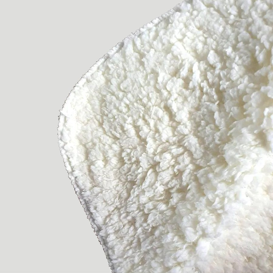 Pastel Grey Sherpa Blanket