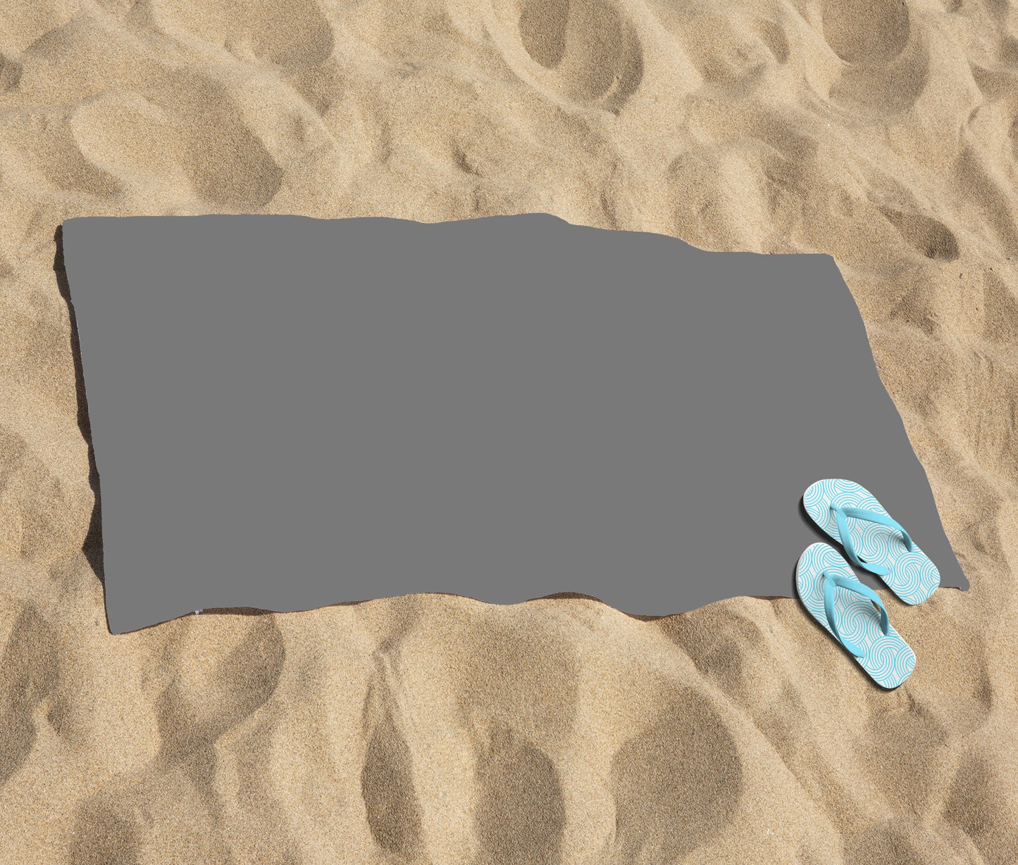 Slate Grey Beach Towel