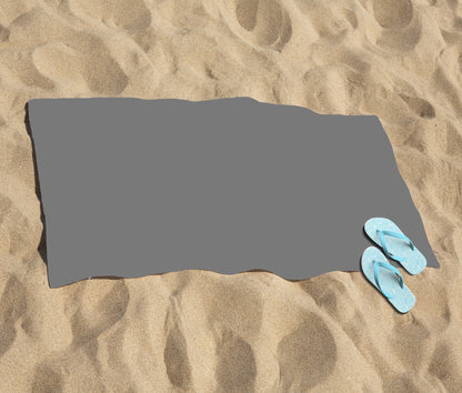 Slate Grey Beach Towel