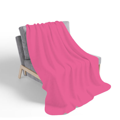 Hot Pink Sherpa Blanket