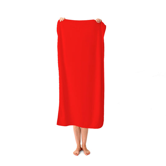 Fire Engine Red Beach Towel