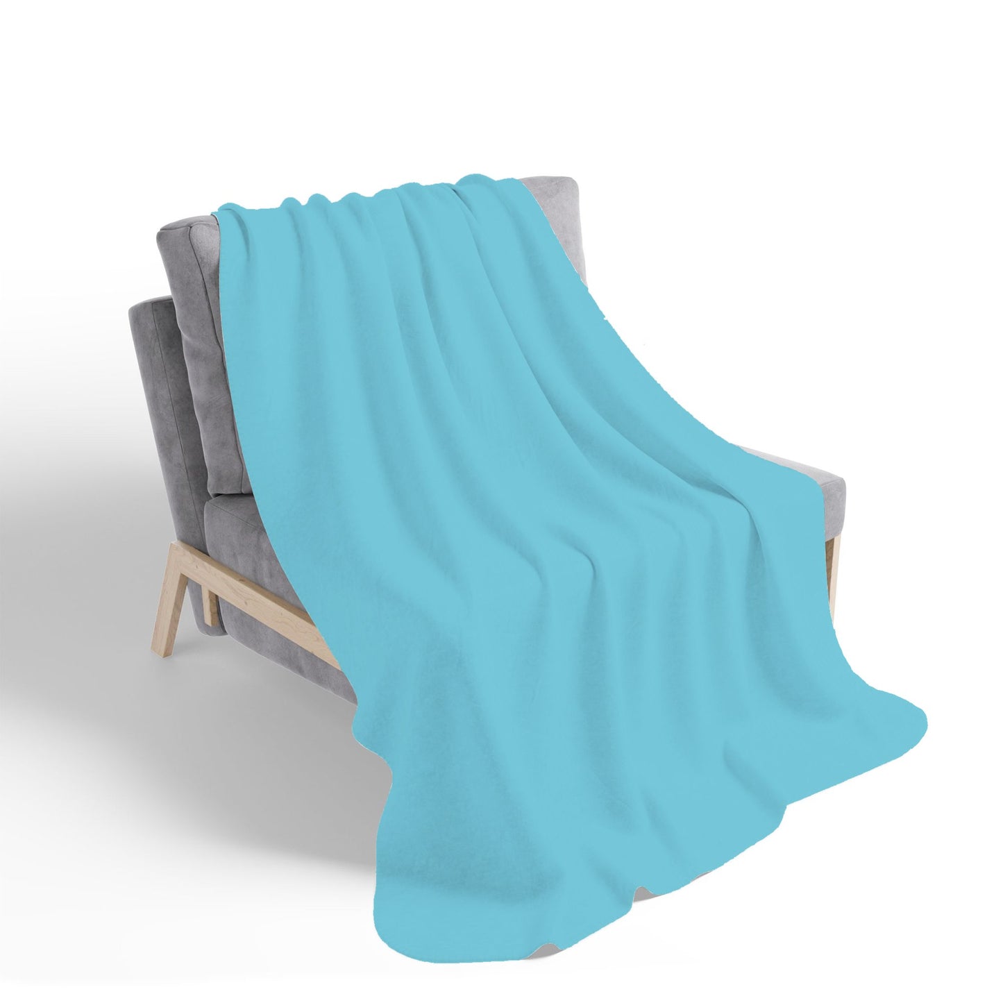 Sky Blue Sherpa Blanket
