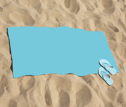 Sky Blue Beach Towel