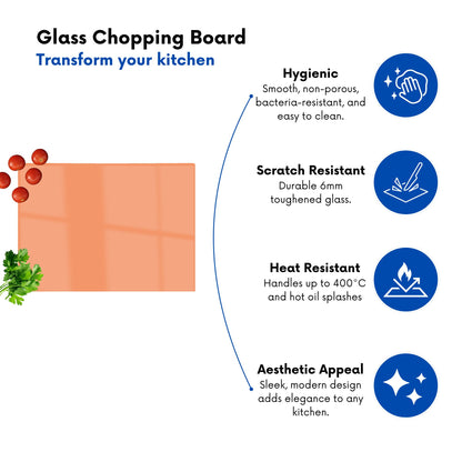 Faded Orange Chopping Board