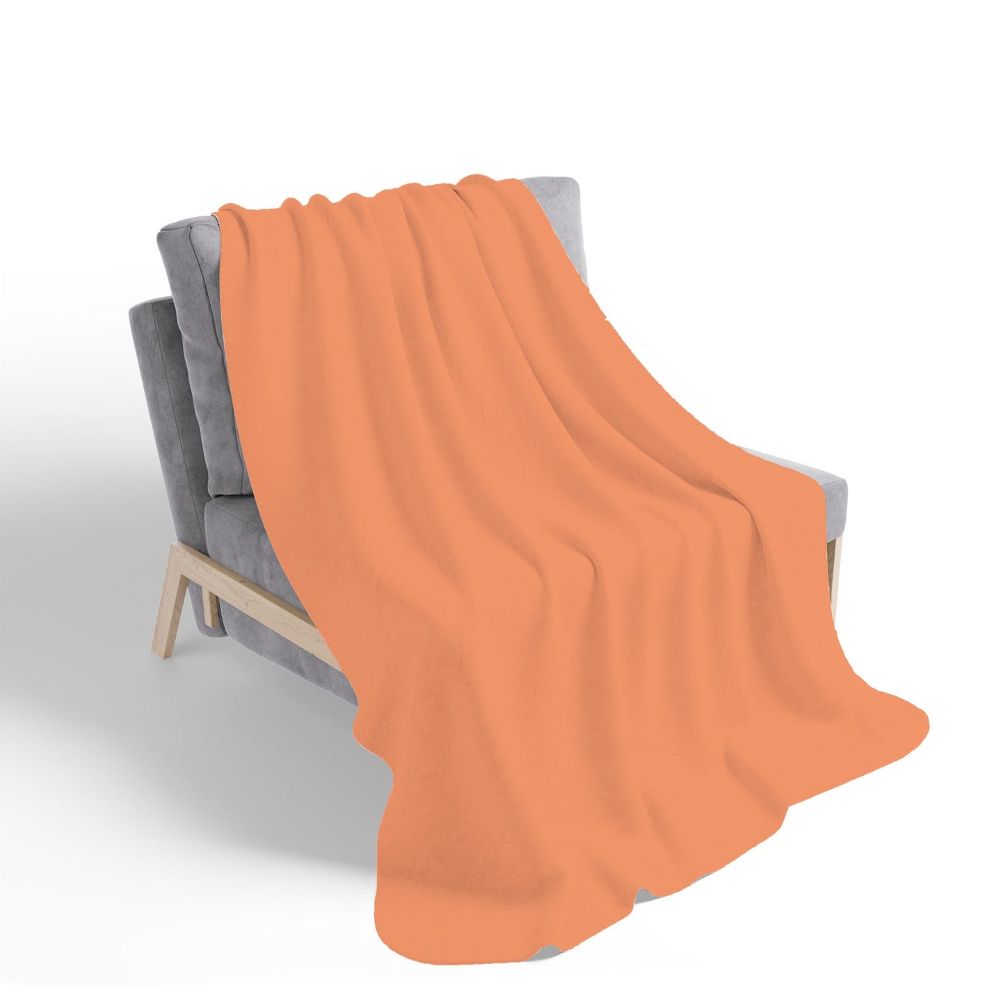 Faded Orange Sherpa Blanket