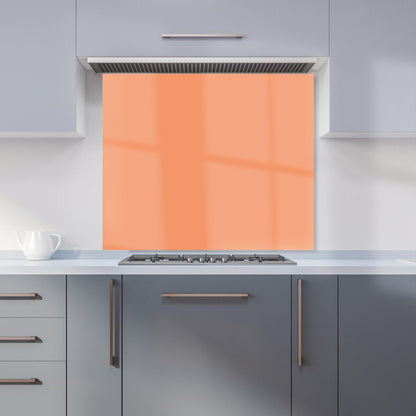 Faded Orange Kitchen Splashback