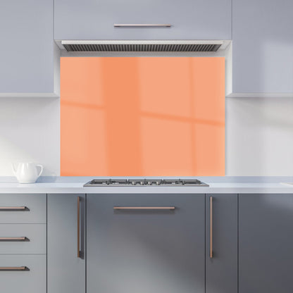 Faded Orange Kitchen Splashback