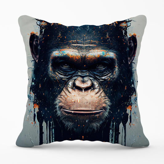 Gorilla Face Splashart Cushions