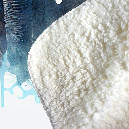 Majestic Elephant Splashart Sherpa Blanket