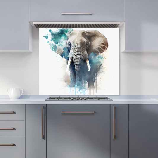 Majestic Elephant Splashart Kitchen Splashback
