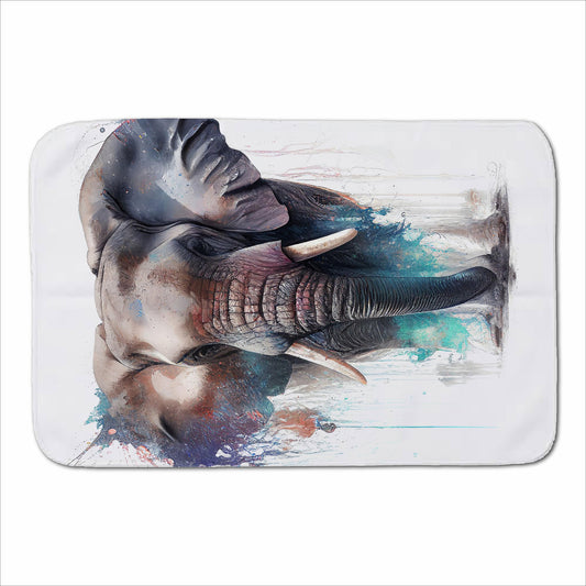 Elephant Splashart Sherpa Blanket