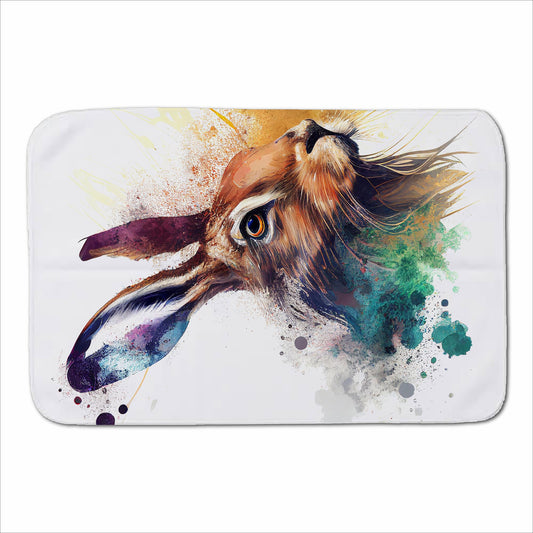 Hare Close Up Splashart Sherpa Blanket
