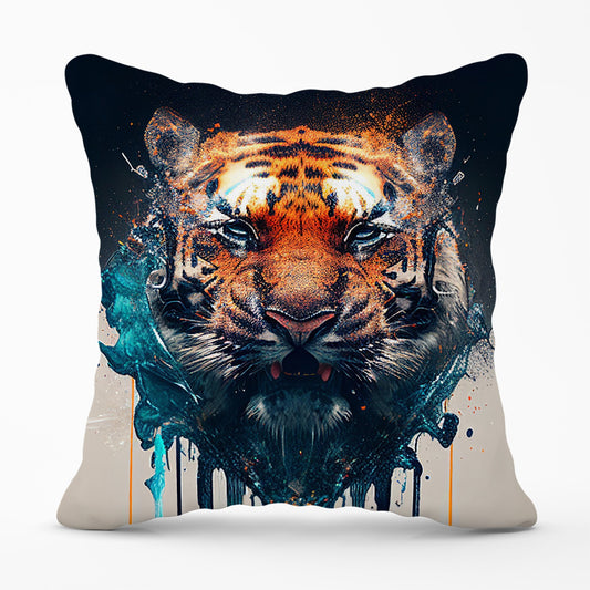 Tiger Face Splashart Cushions