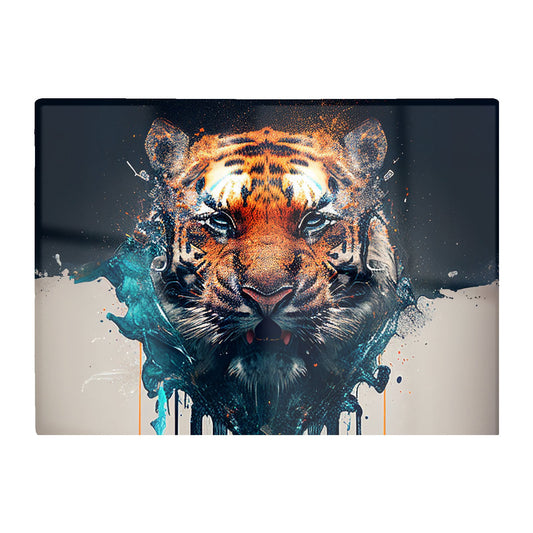 Tiger Face Splashart Glass Chopping Board