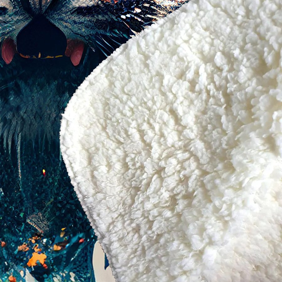 Tiger Face Splashart Sherpa Blanket