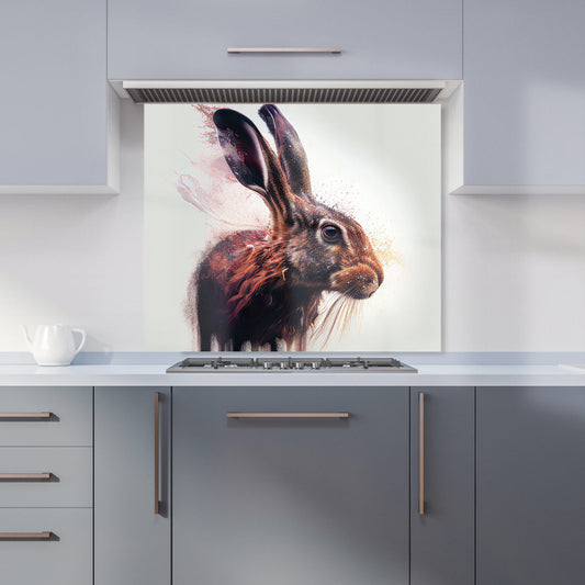 Hare Face Splashart Kitchen Splashback