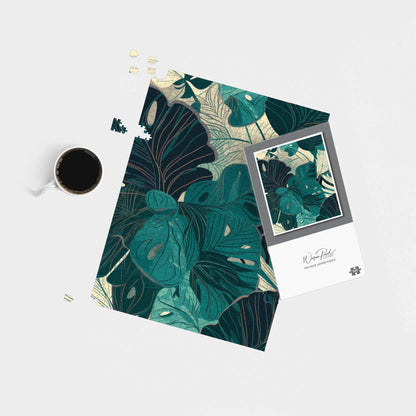 Tropical Green Leaves Jigsaw Puzzle