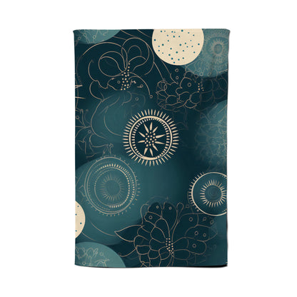 Blue Moon and Sun Tea Towel
