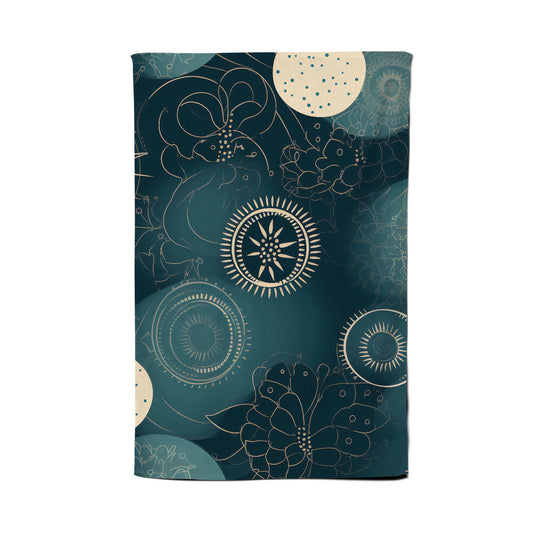 Blue Moon and Sun Tea Towel