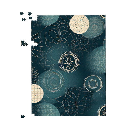 Blue Moon and Sun Jigsaw Puzzle