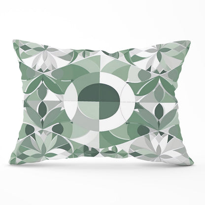 Geometric Pastel Green Cushions