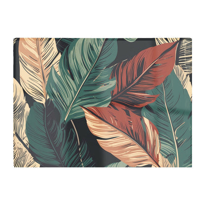 Autumn Colour Leaves Glass Chopping Board