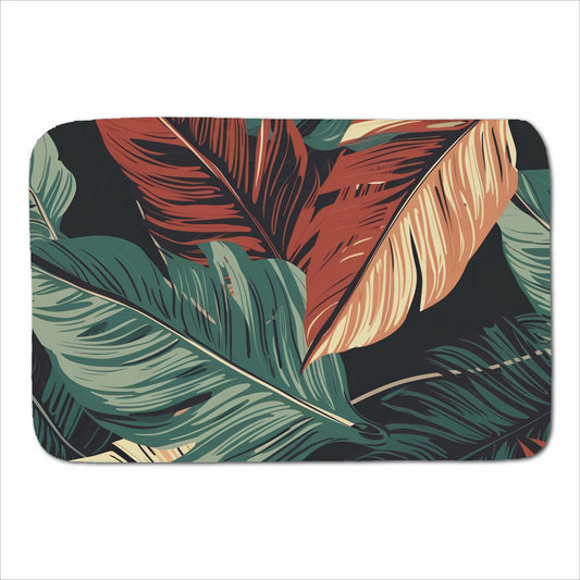 Autumn Colour Leaves Sherpa Blanket