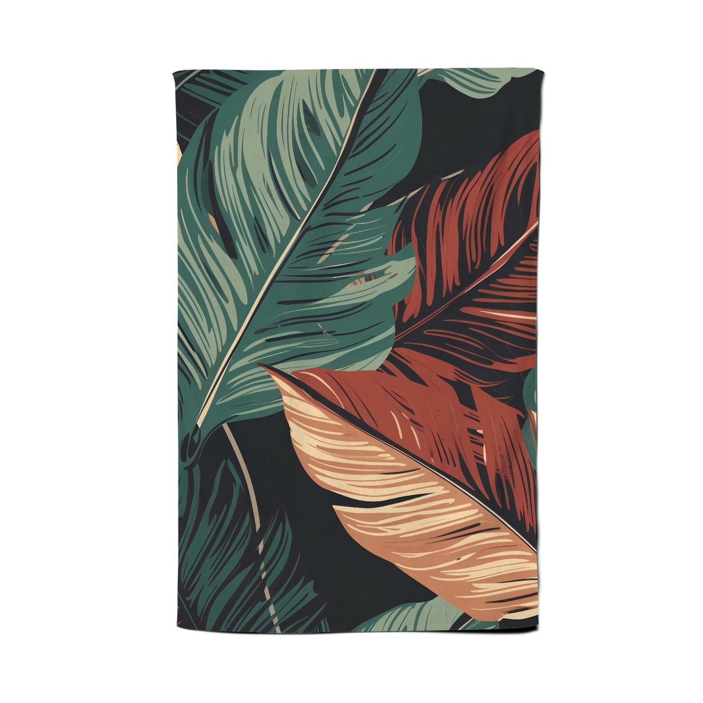Autumn Colour Leaves Tea Towel