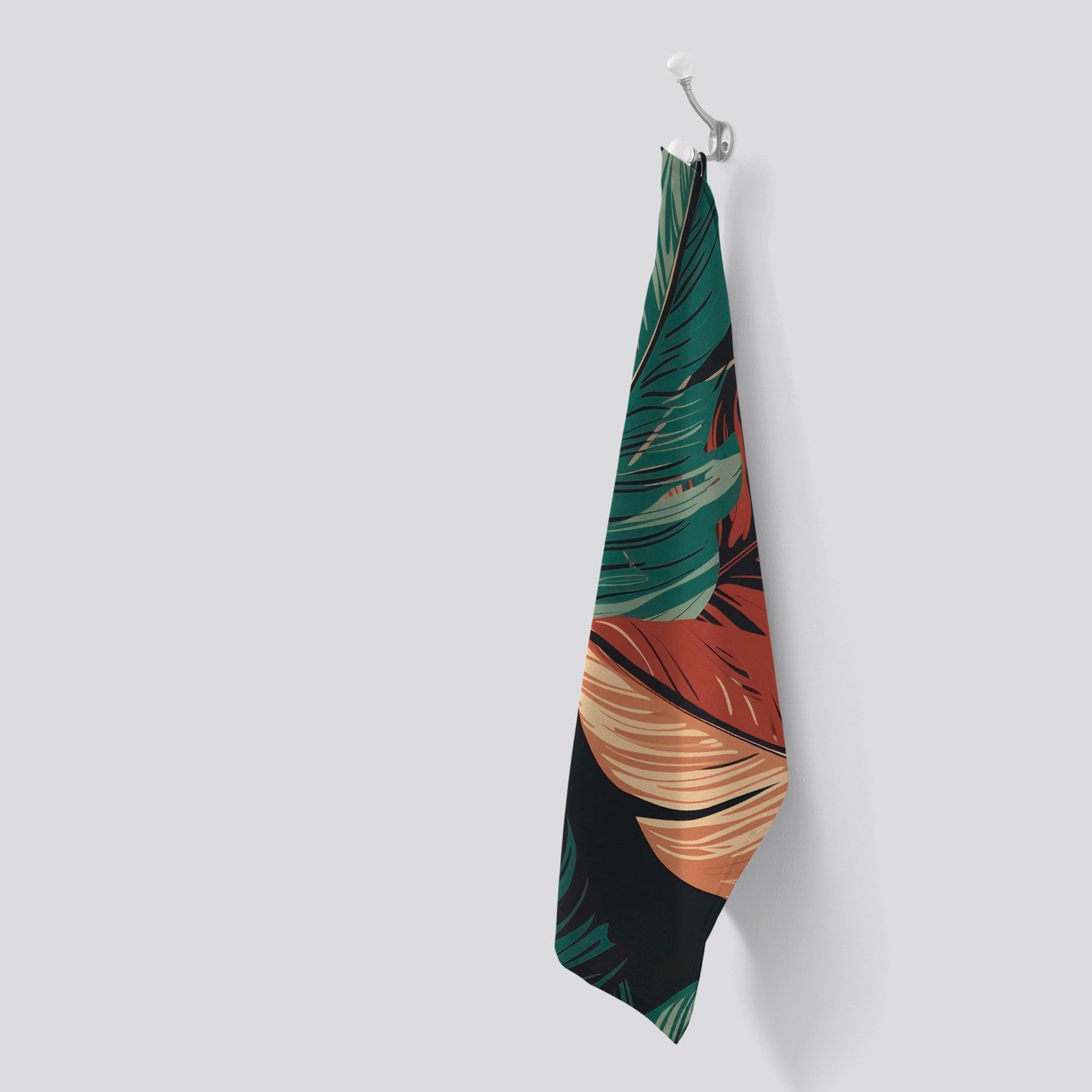 Autumn Colour Leaves Tea Towel
