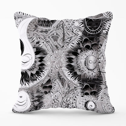 Abstract Moon and Sun Cushions