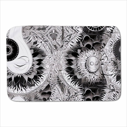 Abstract Moon and Sun Sherpa Blanket