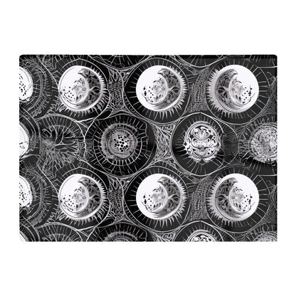 Black White Moon And Sun Glass Chopping Board