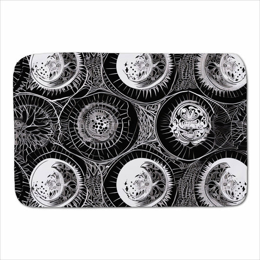 Black White Moon and Sun Sherpa Blanket