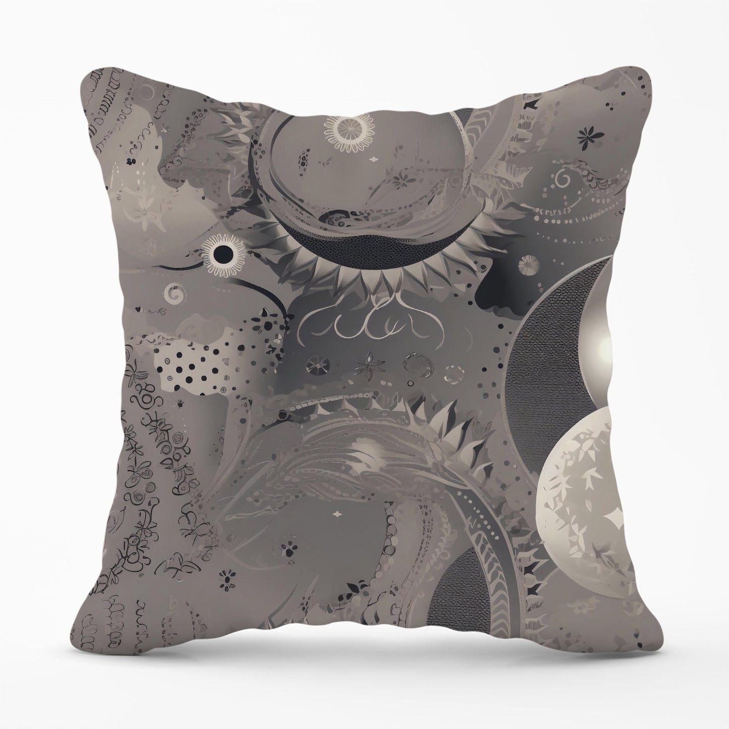 Abstract Moon Shapes Cushions