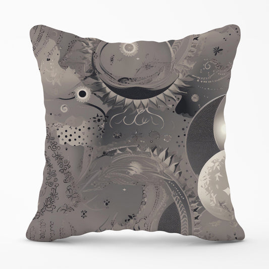 Abstract Moon Shapes Cushions