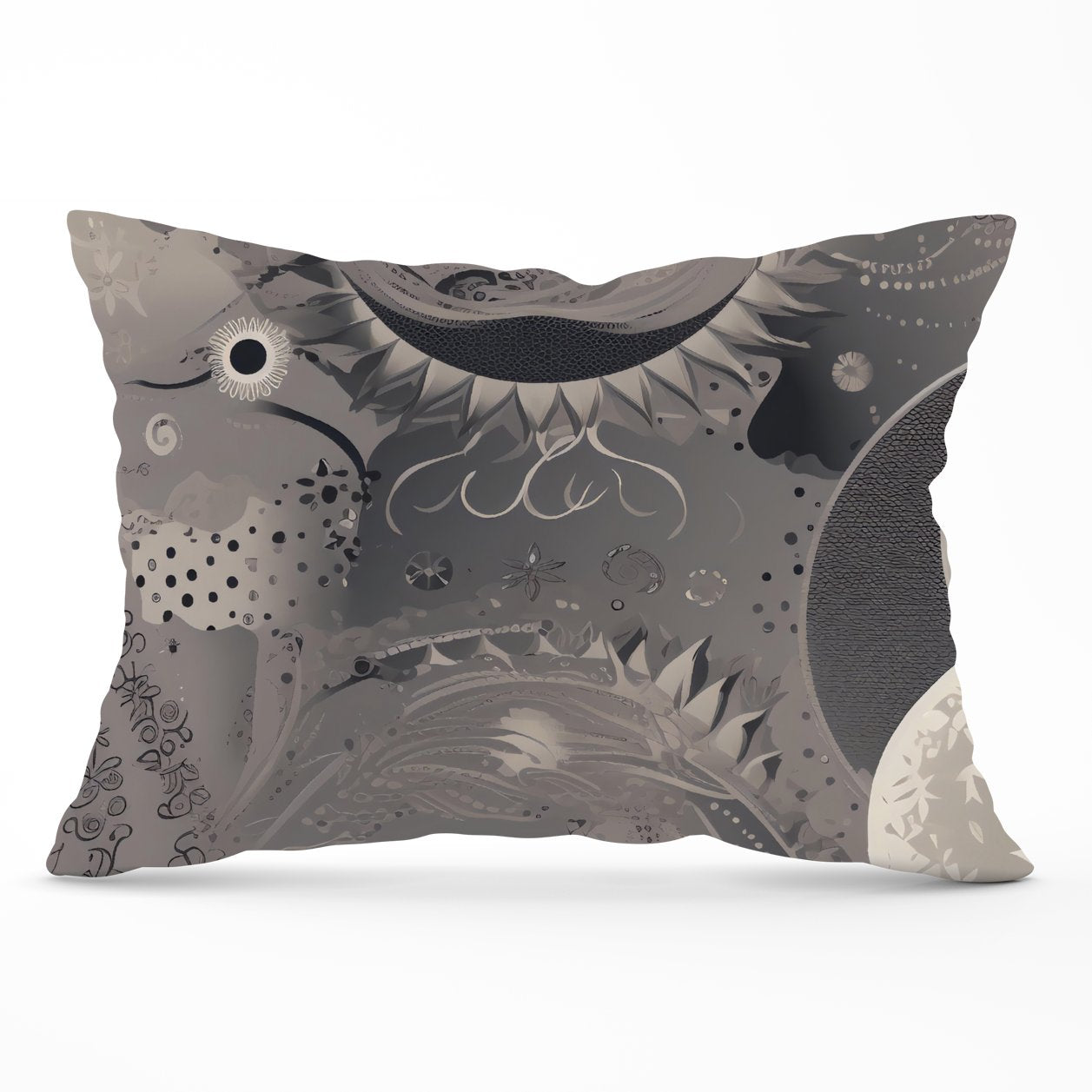 Abstract Moon Shapes Cushions