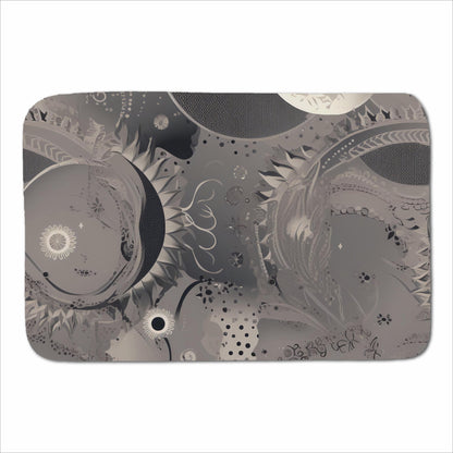 Abstract Moon Shapes Sherpa Blanket