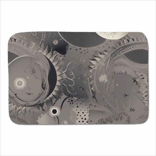 Abstract Moon Shapes Sherpa Blanket