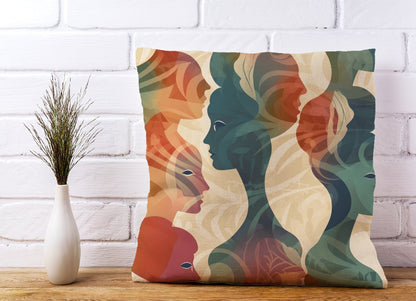 Coloured Silhouette Cushions
