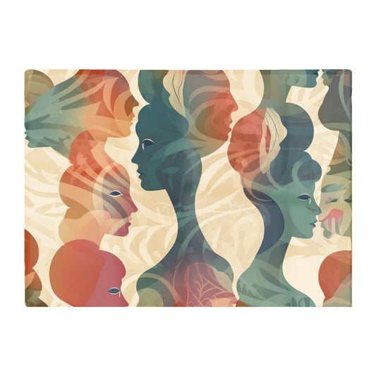 Coloured Silhouette Glass Chopping Board