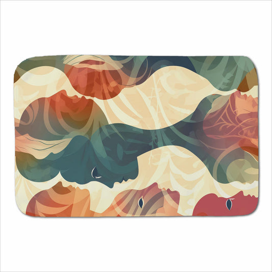 Coloured Silhouette Sherpa Blanket