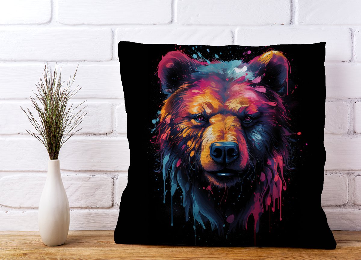 Splashart Bear Face Cushions