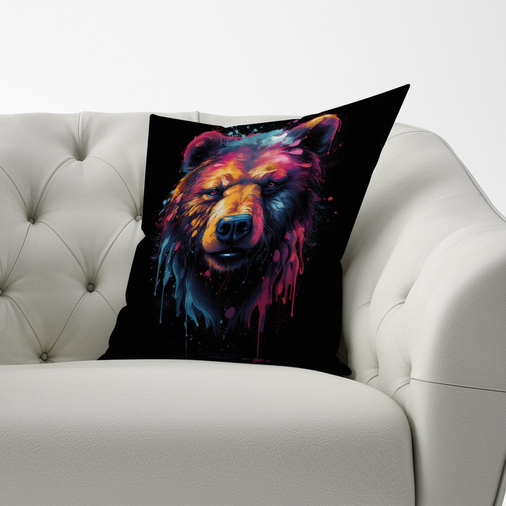 Splashart Bear Face Cushions