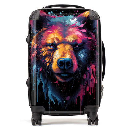 Splashart Bear Face Suitcase