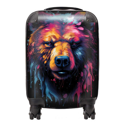 Splashart Bear Face Suitcase