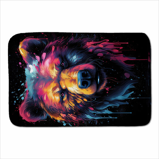 Splashart Bear Face Sherpa Blanket