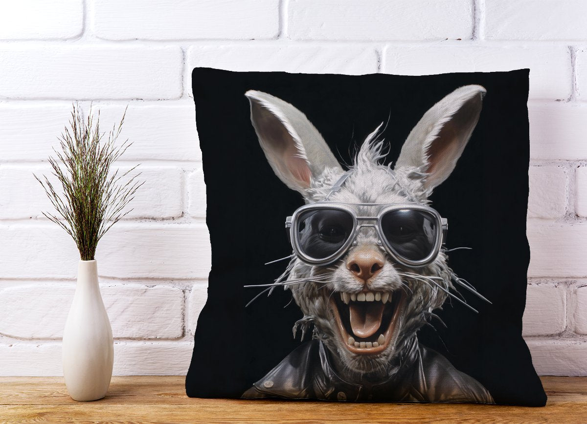 Funky Rabbit Face Cushions
