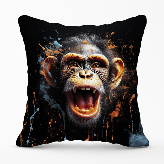 Monkey Face Splashart Cushions
