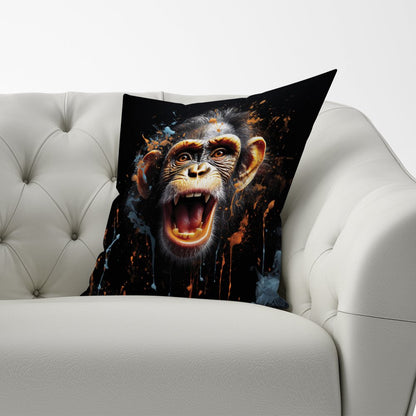 Monkey Face Splashart Cushions